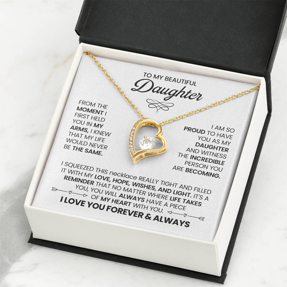 Birthday Gift for Daughter - Forever Love Necklace for Her