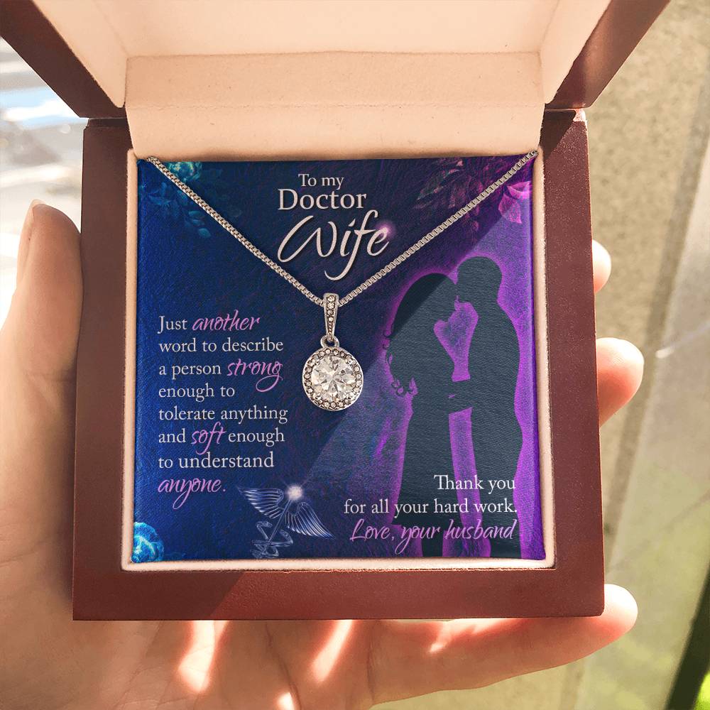 To my Doctor Wife - Eternal Hope Necklace - Gift for Wife from Husband