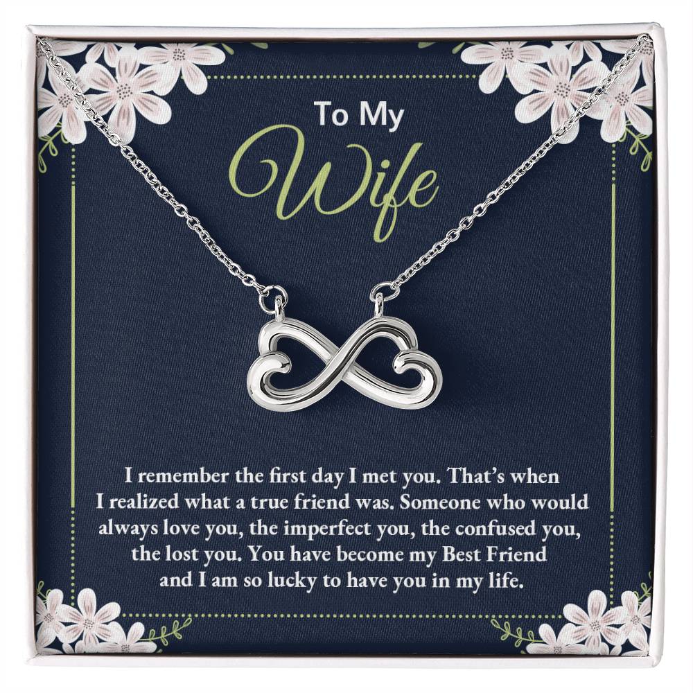 Sentimental Gift for Wife - Emotional Husband-to-Wife Jewelry for Birthday, Christmas & Valentine’s Day - Endless Love Necklace