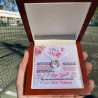 Gift for Wife from Husband - Sentimental Jewelry for Anniversary & Valentine’s Day - Lucky In Love Necklace