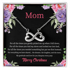 Christmas Gift for Mom - You Mean The World To Me - Endless Love Necklace
