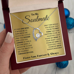 To My Future Wife Necklace, Heartfelt Jewelry Gift For Fiancée, Love Pendant For Her, Wedding Gift, To My Soulmate