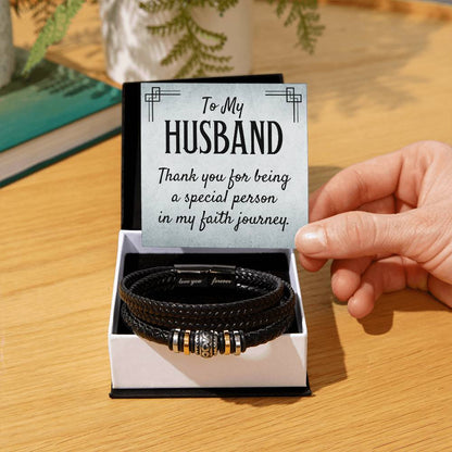 To My Husband - Gift for Husband from Wife - Love You Forever Bracelet