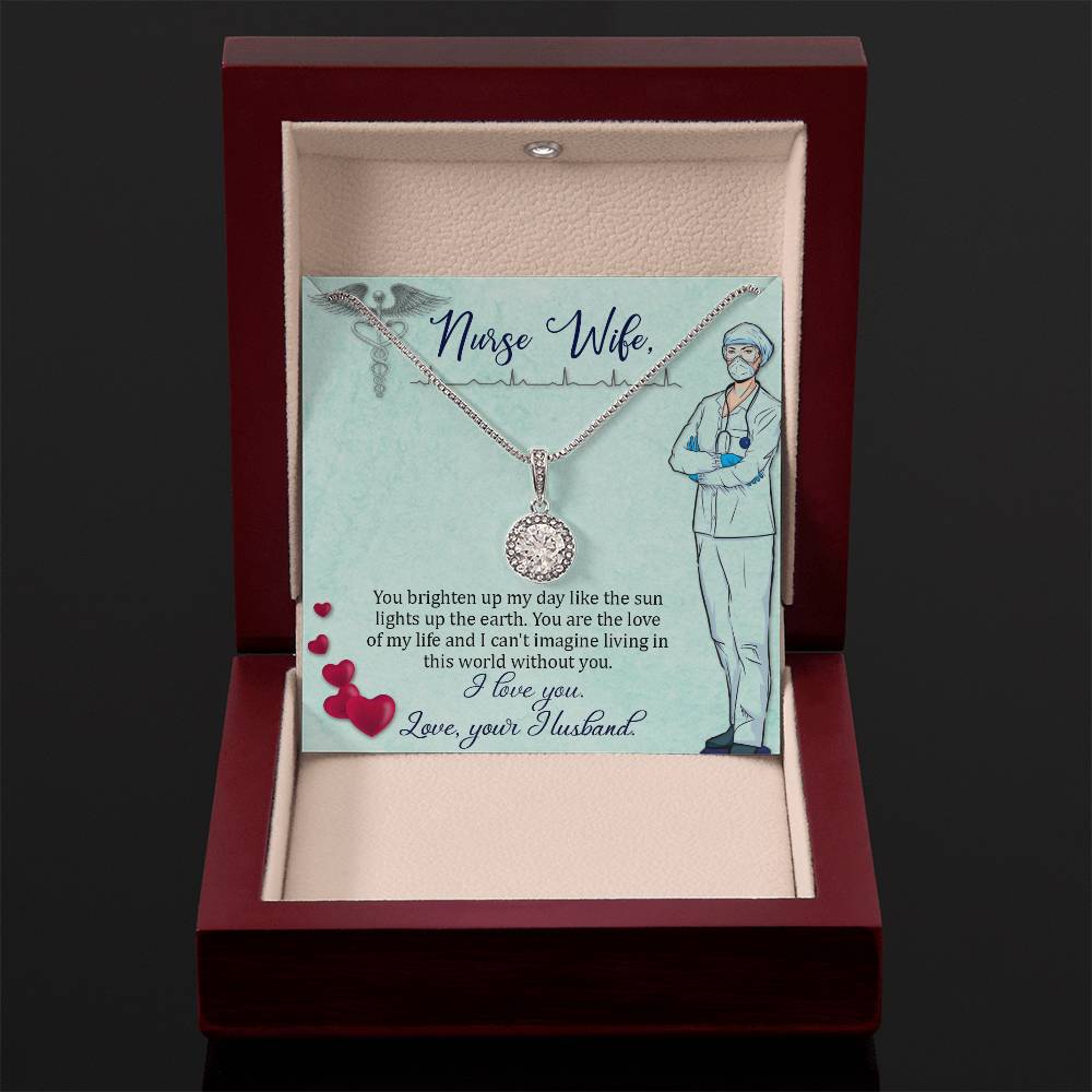 Nurse Wife Present - Eternal Hope Necklace - Gift for Wife from Husband