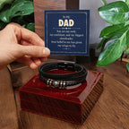 To My Dad - You are my rock - Gift for Dad - Love You Forever Bracelet