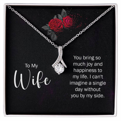 Heartfelt Gift for Wife from Husband - Romantic Jewelry for Special Occasions & Valentine’s Day - Alluring Beauty Necklace