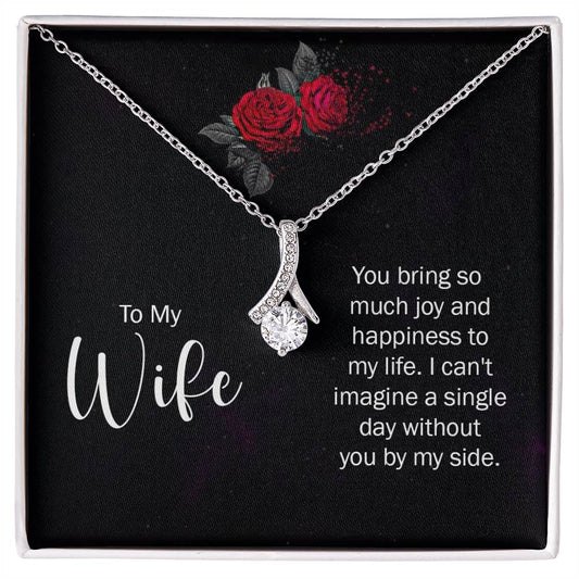 Heartfelt Gift for Wife from Husband - Romantic Jewelry for Special Occasions & Valentine’s Day - Alluring Beauty Necklace