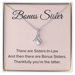 Sister-In-Law Necklace, Loving Gift for Sister-In-Law, Meaningful Jewelry, Bonus Sister
