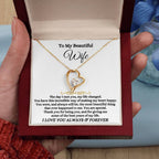Meaningful Wife Jewelry from Husband - Romantic Gift for Birthday, Christmas, Anniversary & Valentine’s Day - Forever Love Necklace