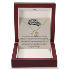 Love Knot Necklace, Graduation Gift For Niece, Symbol Of Encouragement, Timeless Jewelry Keepsake, Happy Graduation