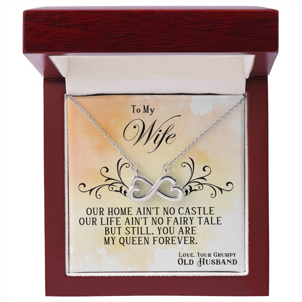 Valentine’s Day Gift for Wife - Emotional Jewelry from Husband for Anniversary Too - Endless Love Necklace