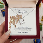 To my daughter - she is my heart Forever Love Necklace