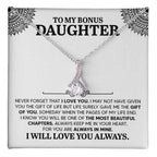 To My Daughter Necklace – Birthday Christmas Gift Necklace for Daughter – Alluring Beauty Necklace