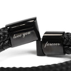 Gift for Dad from Son - I want to be a man like my father - Love You Forever Bracelet