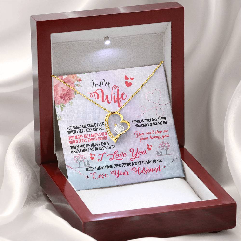Best Romantic Gift for Wife - Jewelry from Husband - Forever Love Necklace