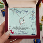 To my nurse Wife Gift from Husband - Forever Love Necklace