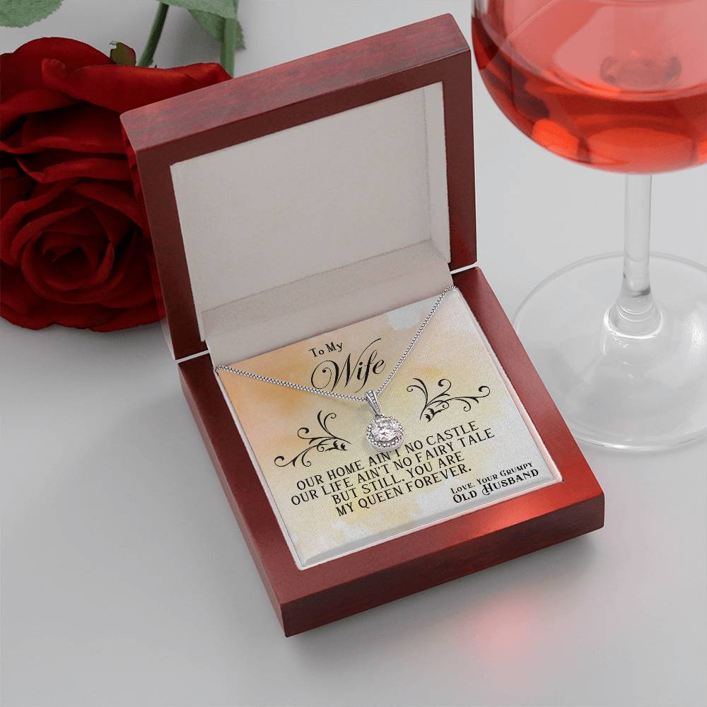 To My Wife Necklace - Best Loving Jewelry Gift for Valentine’s Day, Anniversaries & Romantic Surprises - Eternal Hope Necklace