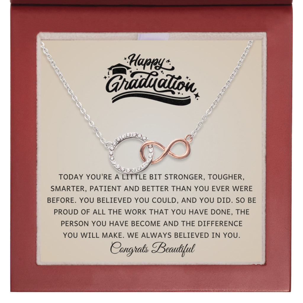 Graduation Gift Necklace with Message Card