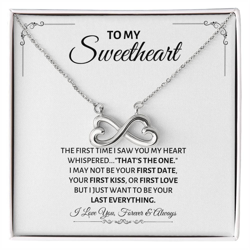To My Sweetheart Necklace - Gift for Love on Valentine’s Day & Special Days - Endless Love Necklace