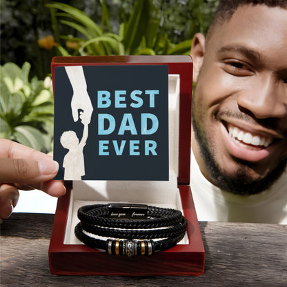 Best Dad Ever Gift - Love You Forever Bracelet