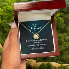 Forever Love Pendant Necklace, Gift for Girlfriend, Birthday or Anniversary Surprise, Heartfelt Jewelry for Her, Message Card Boxed Set