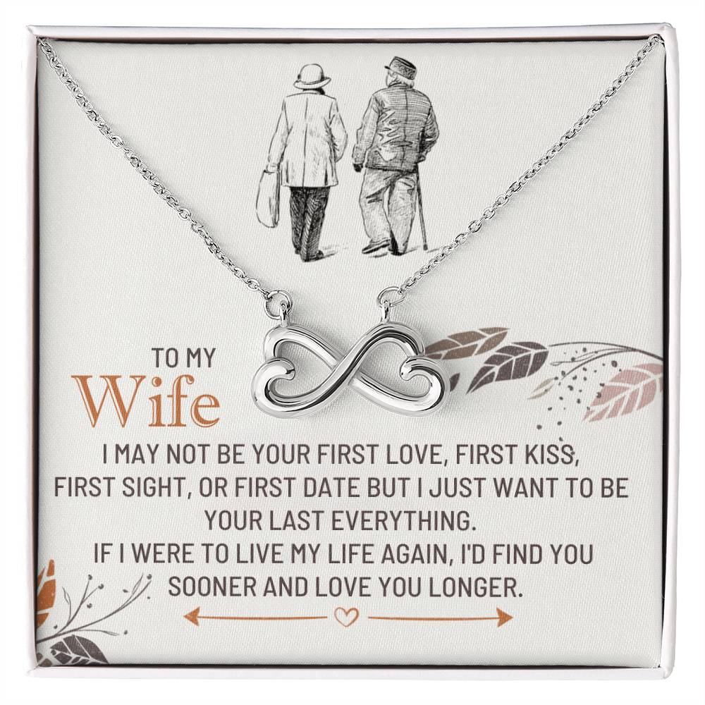 Wife Birthday Gift from Husband - Romantic Jewelry for Valentine’s Day & Anniversaries - Endless Love Necklace