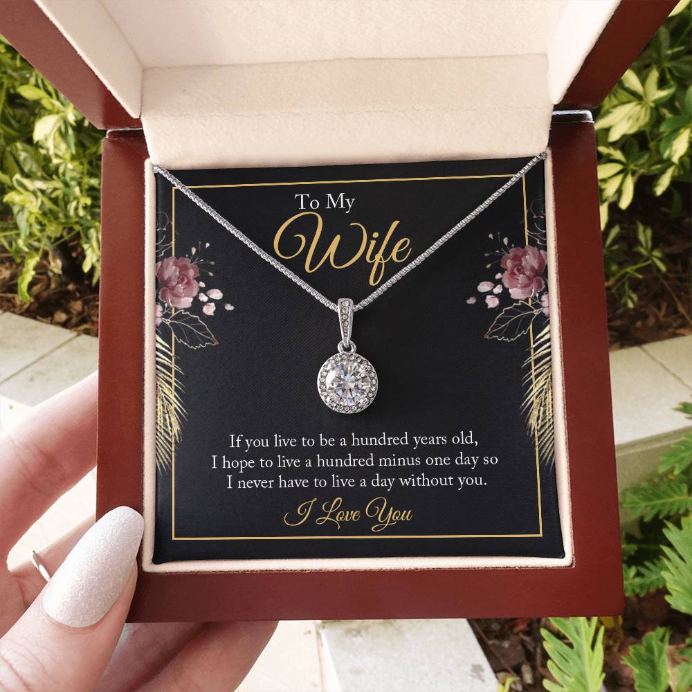 Best Gift for Wife from Husband - Emotional Love Jewelry for Birthday, Valentine’s Day, Anniversary & Christmas - Eternal Hope Necklace