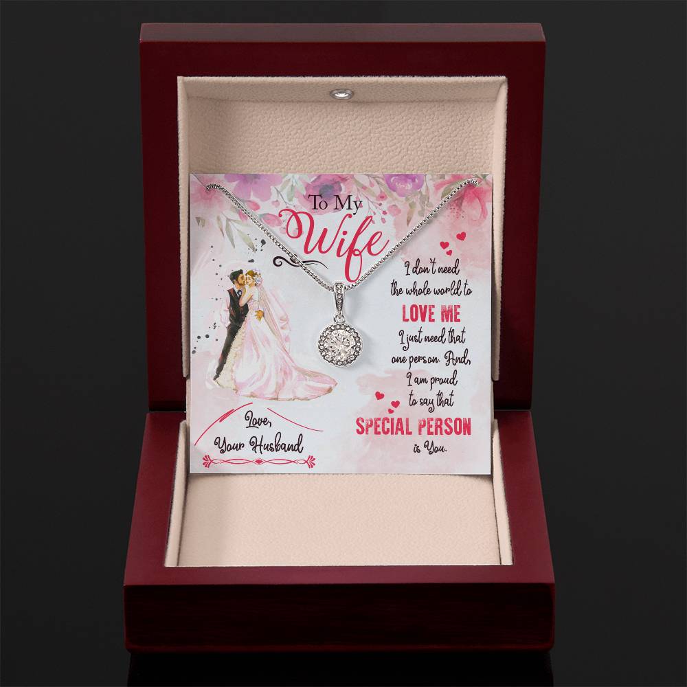 Meaningful Gift for Wife - Heartfelt Jewelry from Husband for Birthday, Anniversary, Valentine’s Day, Christmas - Eternal Hope Necklace