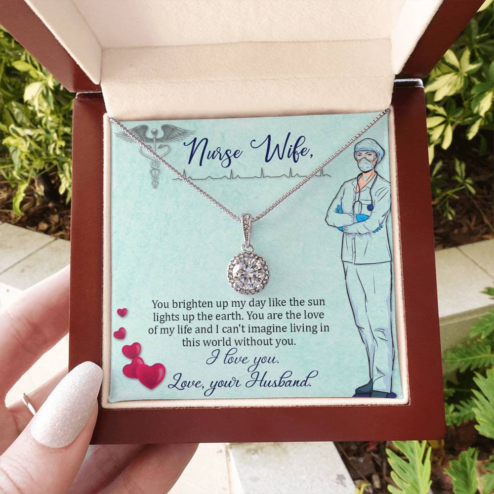 Nurse Wife Present - Eternal Hope Necklace - Gift for Wife from Husband