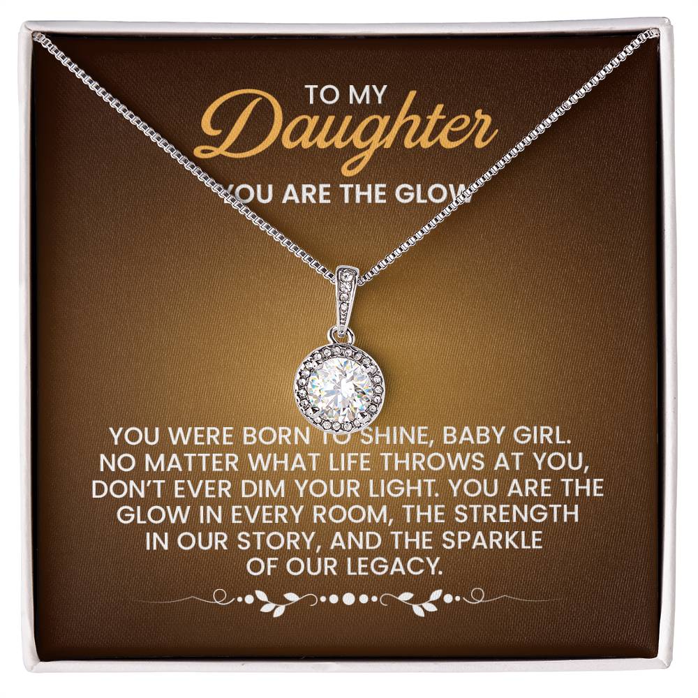 To My Daughter Necklace – Birthday & Graduation Gift Jewelry – Eternal Hope Necklace