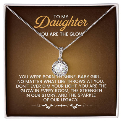 To My Daughter Necklace – Birthday & Graduation Gift Jewelry – Eternal Hope Necklace
