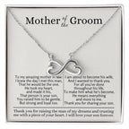 Mother of the Groom - Gift for Mother in Law - Thank you for raising the man of my dreams - Endless Love Necklace