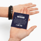 Dear Husband - Your love is not just a feeling - Love You Forever Bracelet