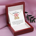 To My Mother in Law - We'll always be linked at heart - Endless Love Necklace