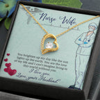 To my nurse Wife Gift from Husband - Forever Love Necklace