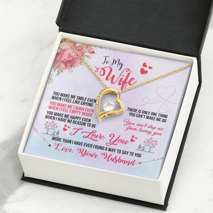 Best Romantic Gift for Wife - Jewelry from Husband - Forever Love Necklace