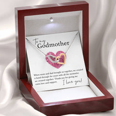 Gift for Bonus Mom Necklace, Sentimental Jewelry, Appreciation Keepsake, To My Grandmother