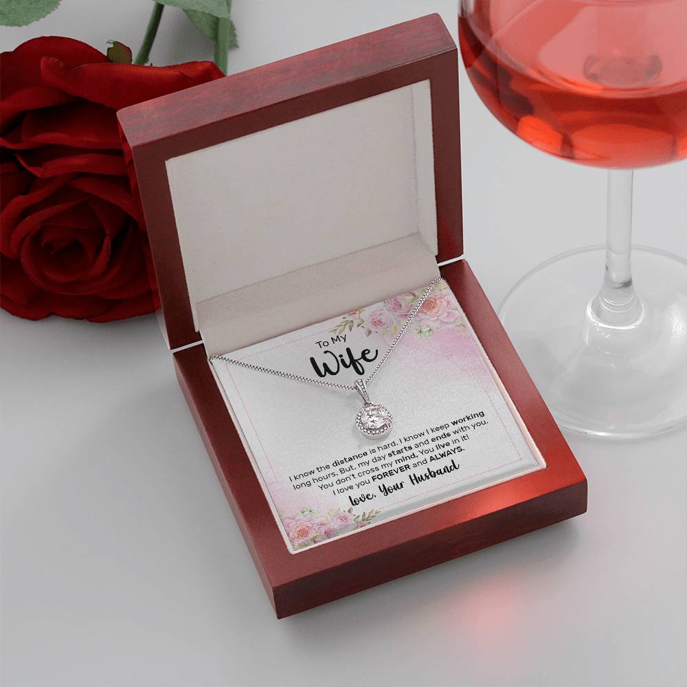 Wife Birthday Gift from Husband - Romantic Jewelry for Valentine’s Day & Anniversaries - Eternal Hope Necklace