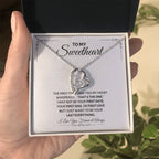 To My Sweetheart Necklace - Gift for Love on Valentine’s Day & Special Days - Forever Love Necklace