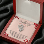 Just Because Gift for Wife - Romantic Jewelry from Husband - Heart-to-heart Pendant Necklace