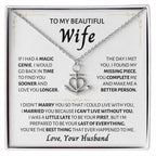 Valentine’s Day Gift for Wife - Emotional Jewelry from Husband for Anniversary Too - Anchor Pendant Necklace