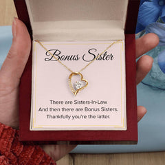Forever Love Necklace, Special Gift for Sister-In-Law, Elegant Jewelry, Bonus Sister