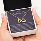 To My Sister In Law - Thank You for Accepting Me - Endless Love Necklace