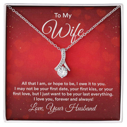 Wife Gift from Husband - Meaningful Jewelry for Valentine’s Day & Special Occasions - Alluring Beauty Necklace