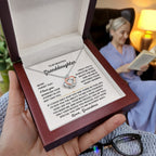 To My Granddaughter Necklace – Bestseller Birthday Graduation Gift from Grandma – Crown Pendant Necklace