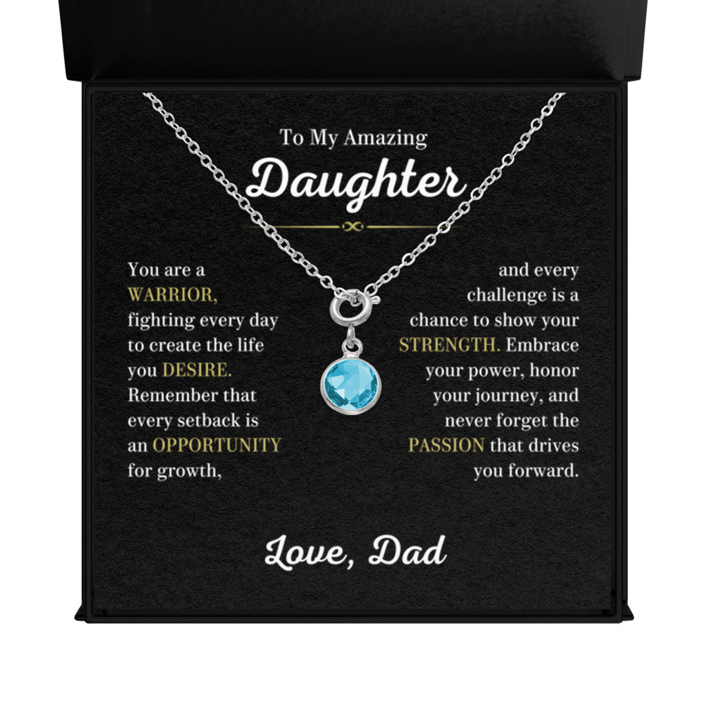 March Meaningful Gift for Daughter from Dad