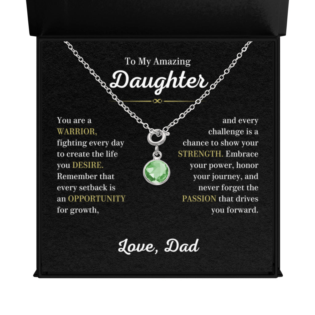 August Meaningful Gift for Daughter from Dad
