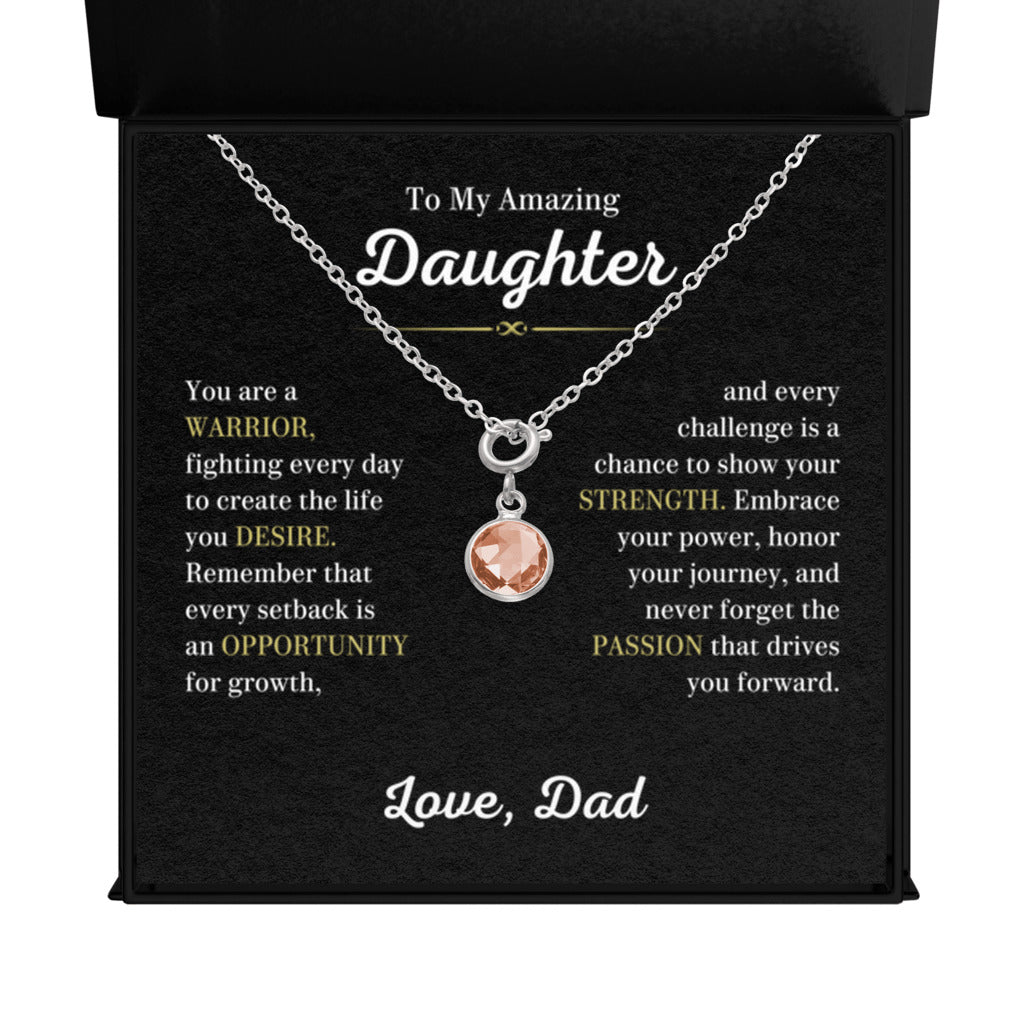 October Meaningful Gift for Daughter from Dad