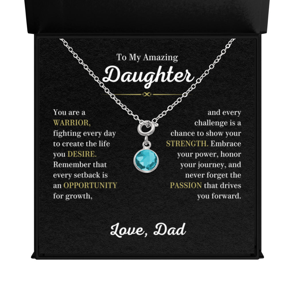 December Meaningful Gift for Daughter from Dad