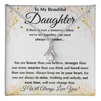 To My Daughter Necklace – Top Gift for Daughter Birthday Graduation – Alluring Beauty Necklace
